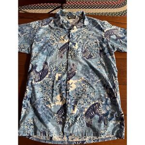 Men's Don Loper Short Sleeve Button Down Shirt Size XL